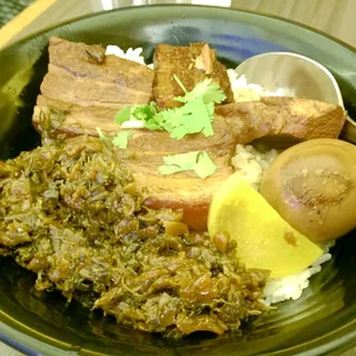46. Braised Pork Belly over Rice
