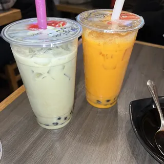 60. Milk Tapioca Pearl Bubble Green Tea Flavor