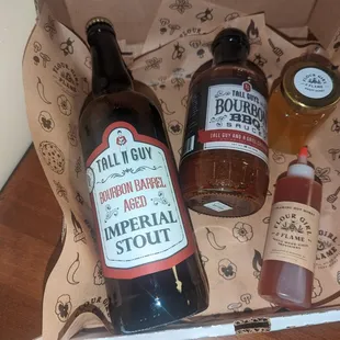 The raffle prize for tonight's lucky winner was shared by one of the in-house business owners (I didn't win it)