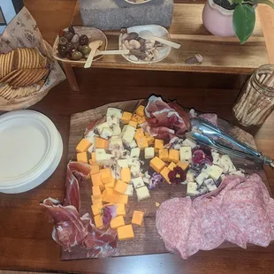 The charcuterie was Ah-mazing! Those chunks of cheese were HUGE!