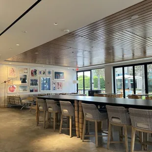 Inside seating