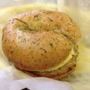Spinach Asiago Bagels