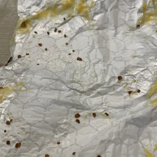 Hair in my bagel sandwich