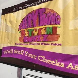 Banner on food truck