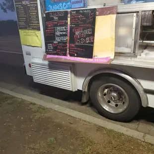 The food truck menu