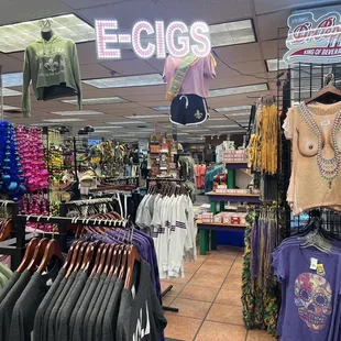 a variety of clothing items