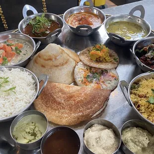 A sampler of everything on the menu