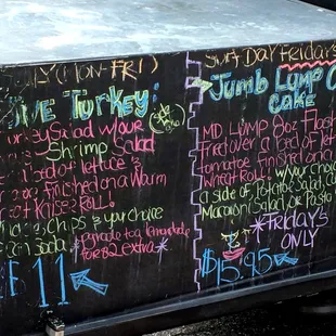 Everything Turkey (menu)