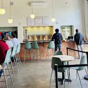 Tap room.