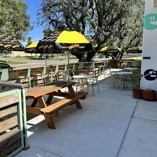 Outdoor seating