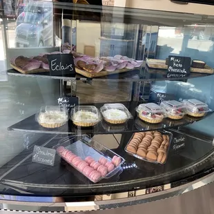 One of the dessert cases