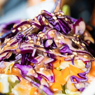 a closeup of a bowl of food