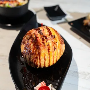 grilled fish, food