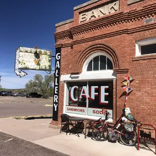 Exterior: recycled/repurposed historical structure