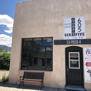 Exterior of coffee shop