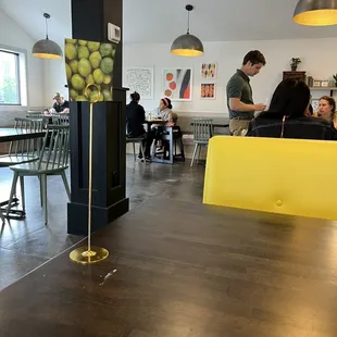 Dining area with table pictures