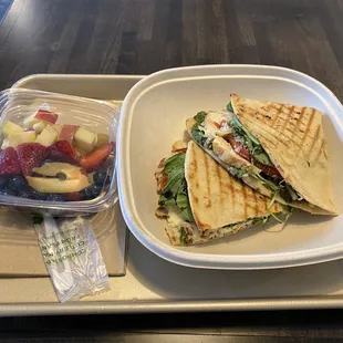 Chicken pesto panini