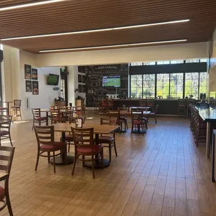 the inside of the restaurant