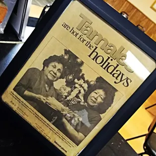 an advertisement for the holiday season