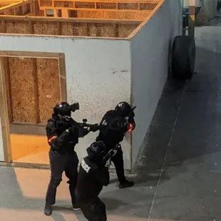 Awesome viewing spot for spectators (parents)