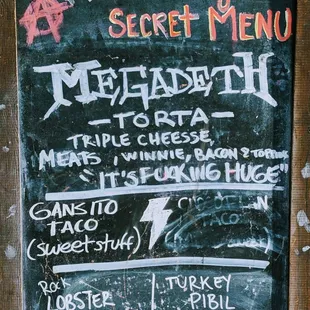 Secret Menu