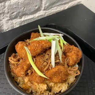 chicken Kimchi Katsu Bowl