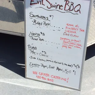 Mu board w/o chicken