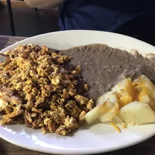 Chroizo and eggs - very disappointing.