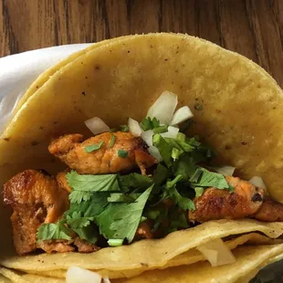 Chicken street taco