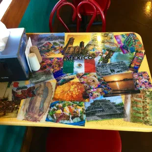 Each Table is Differently Decorated