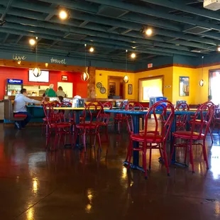Interior of Bistro 13