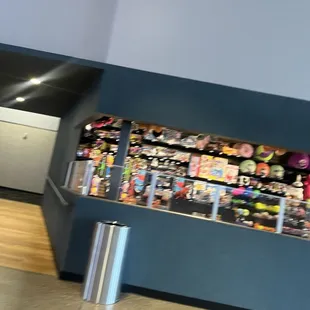The prize center, sorry it&apos;s a little blurry. I did not want to be creepy.