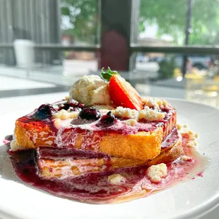 Milk bread buttermilk French toast