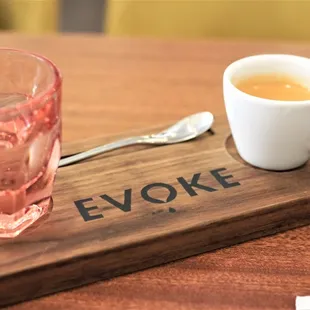 Espresso + Complimentary Sparkling Water