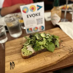 Avocado toast + egg $1.00