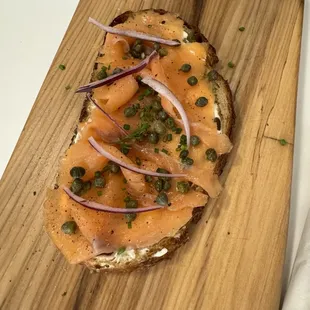 Smoked Salmon Toast