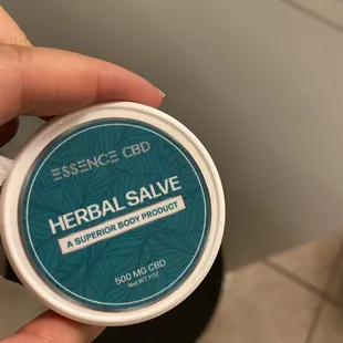 Cbd herbal salve, 1oz