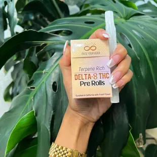 Now offering AURA8 Delta8 Prerolls Wholesale