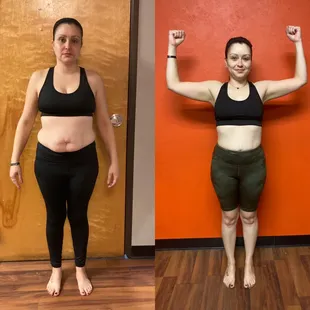 ABSOLUTELY AMAZING RESULTS! 
6 Inches off of her waist
 10 Pounds Lost
 Feeling Absolutely