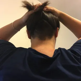 I love my undercut!! I think next time I will get it less rounded but this is awesome for now (: Trudy did great!