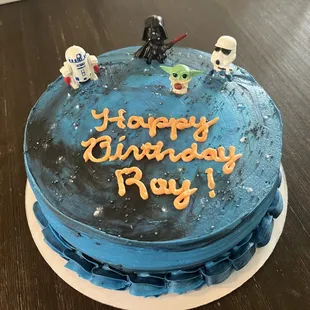 Vegan Star Wars cake