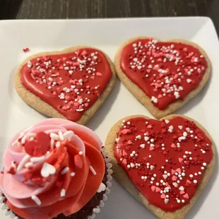 dessert, cupcakes, food