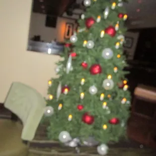 Decorated for the holidays