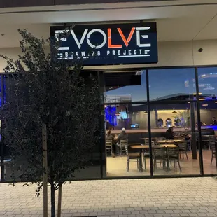 Front of the brewery