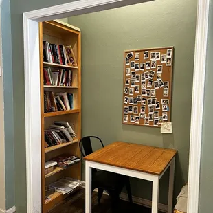 Cute hidden study nook