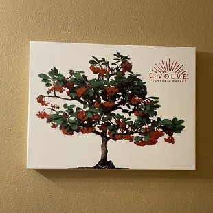 Nice Art Inside Bathroom