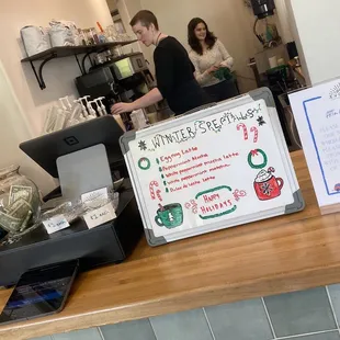 The two who need better training on customer service