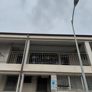 Located on the second floor of the