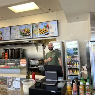 Service with a BIG smile! yes!!