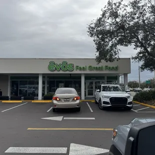 outside